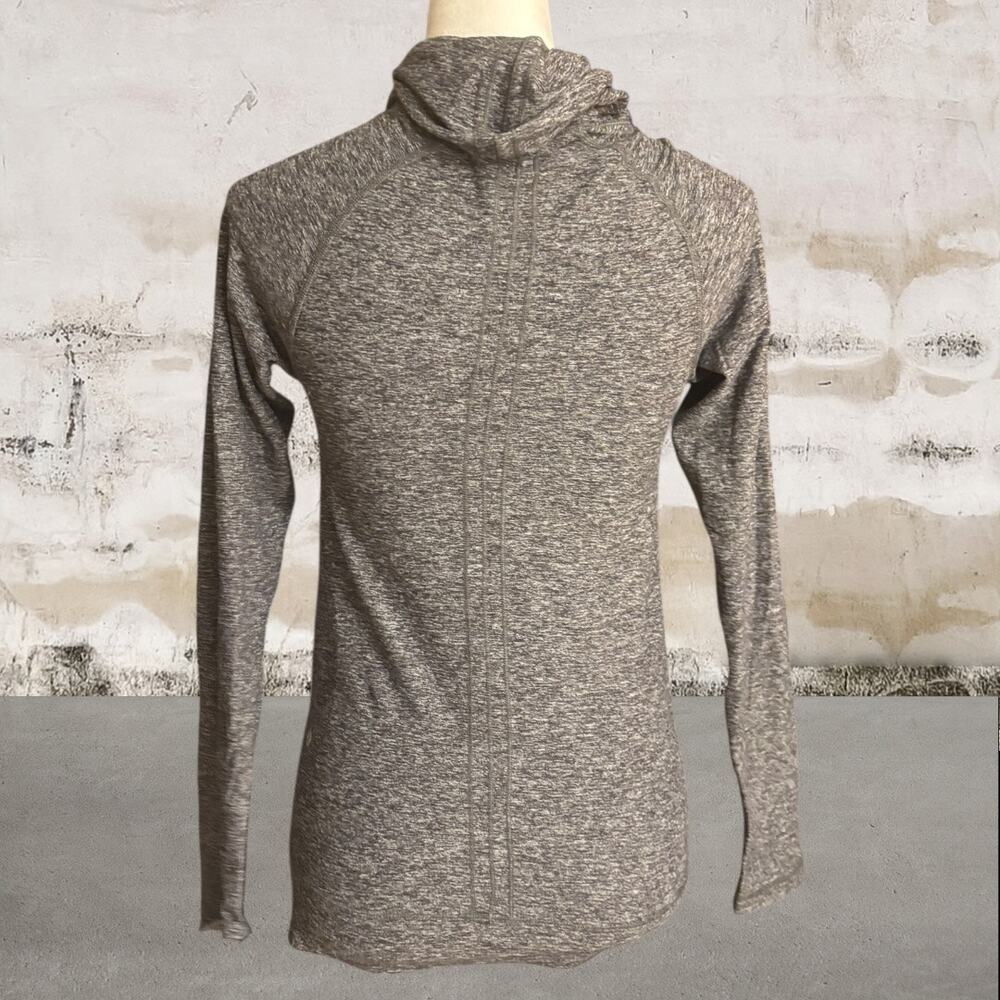 Lululemon Make A Move Long Sleeve In Heathered Black Size 4 - Picture 4 of 5